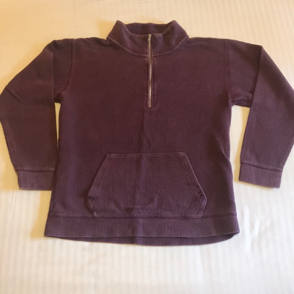 NWOT 1/4 zip Pink Large Sweatshirt